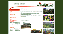 Desktop Screenshot of blumen-winkeljohann.de